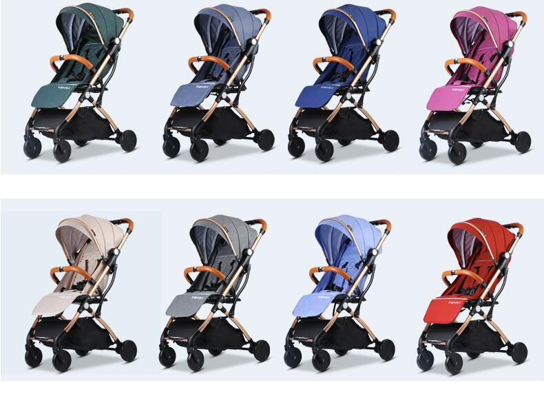 Compact Folding Baby Stroller