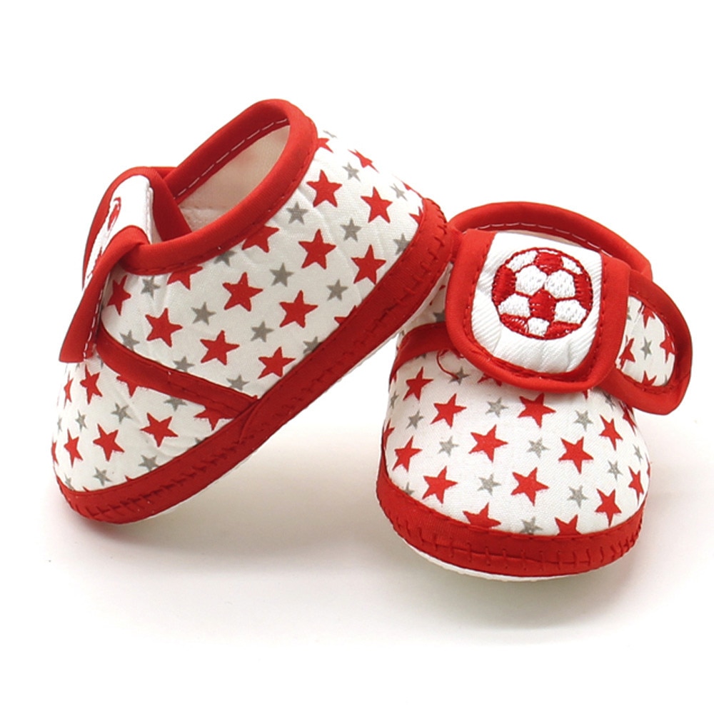 2020 Summer Newborn Shoes Infant Baby Star Girls Boys Soft Sole Prewalker Warm Casual Flats Shoes Small Toddler Shoes Drop Ship