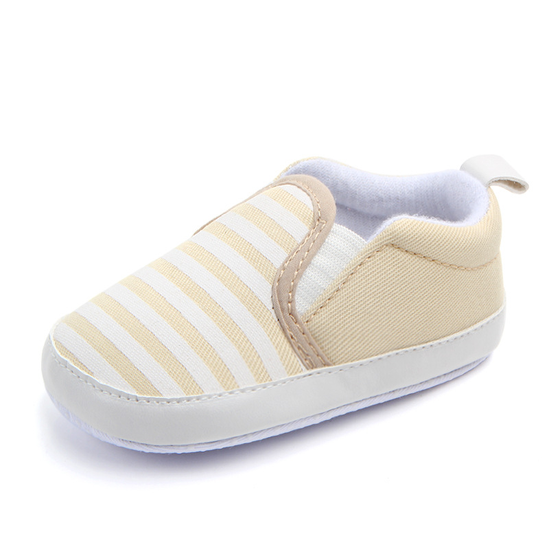 Brand New Pram Newborn Toddler Baby Girls Boys Kids Infant First Walkers Striped Classic Shoes Loafers Casual Soft Shoes DS19