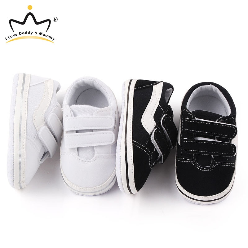Spring Summer New White Black Baby Shoes Soft Cotton Non-slip Sneakers Casual Shoes For Baby Boy Girl Infant Toddler Shoes
