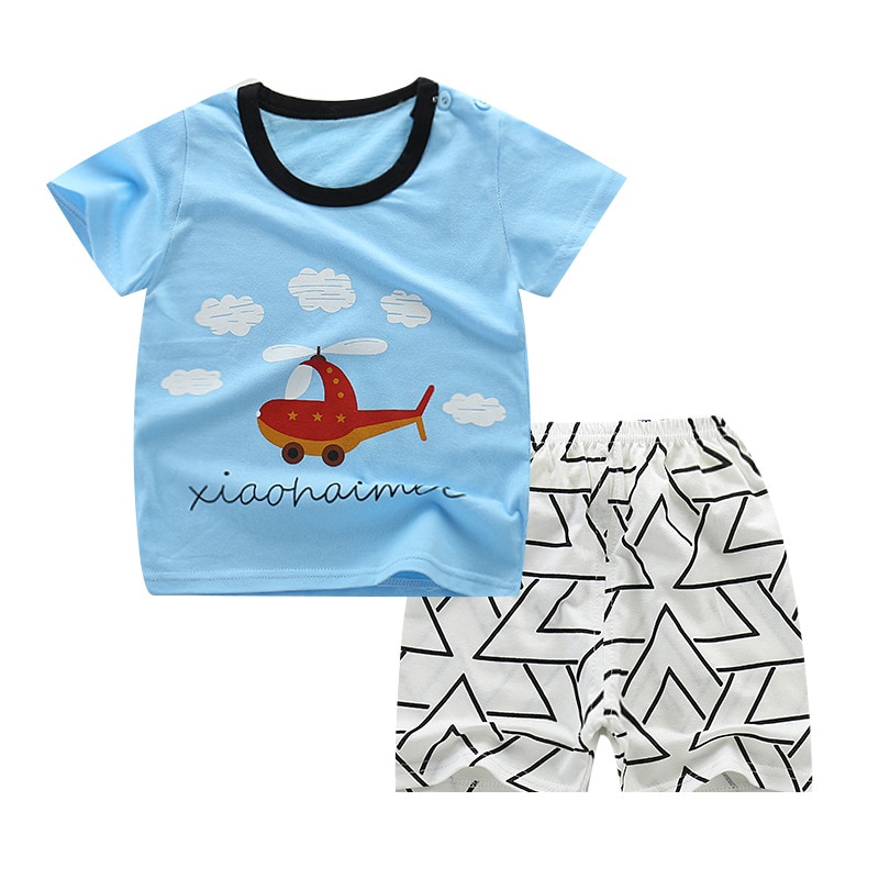 Baby Boys Clothes Suits Fish Style Boys Clothing Sets T- Shirt+Pants Casual Sport Suits Toddler Sets Toddler Boys Clothing Set