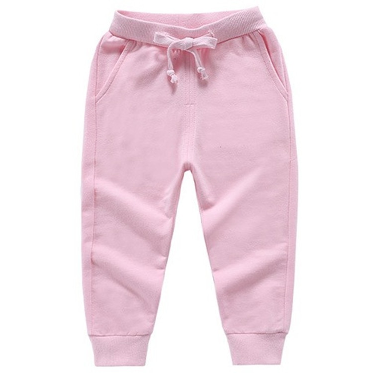 New Retail Sale Cotton Pants For 2-10 Years Old Solid Boys Girls Casual Sport Pants Jogging Enfant Garcon Kids Children Trousers