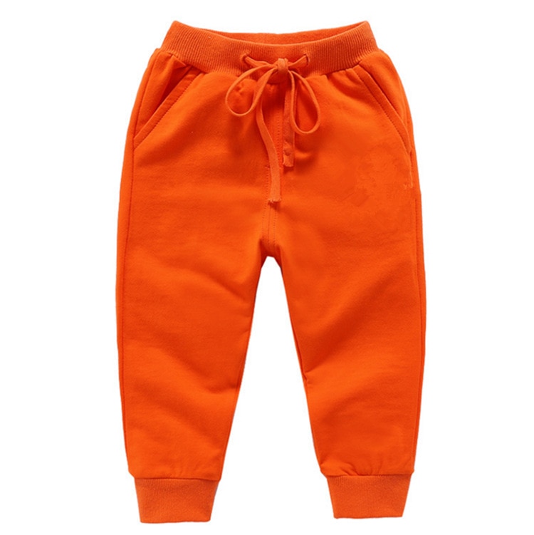 New Retail Sale Cotton Pants For 2-10 Years Old Solid Boys Girls Casual Sport Pants Jogging Enfant Garcon Kids Children Trousers