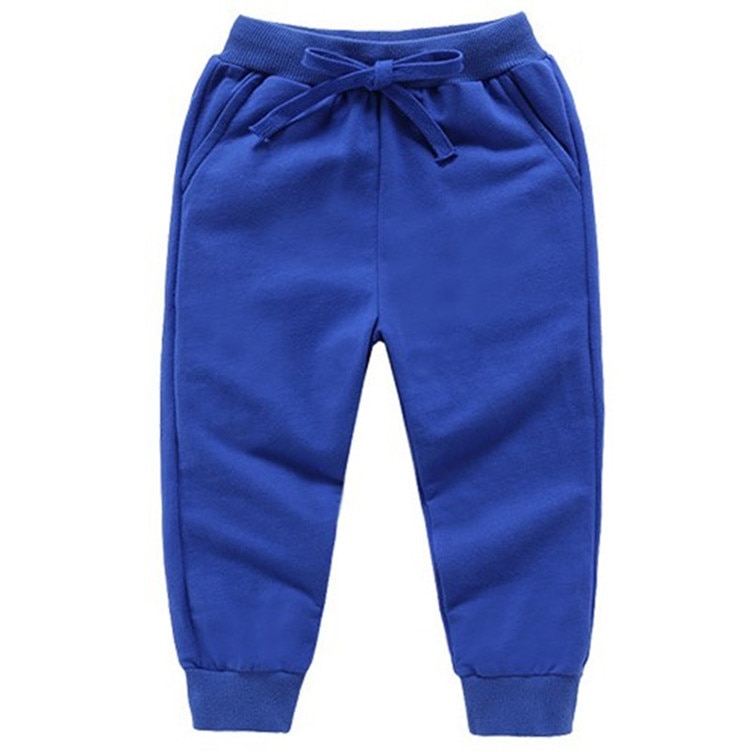 New Retail Sale Cotton Pants For 2-10 Years Old Solid Boys Girls Casual Sport Pants Jogging Enfant Garcon Kids Children Trousers