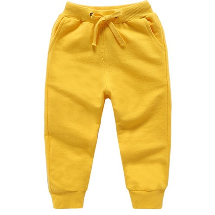 New Retail Sale Cotton Pants For 2-10 Years Old Solid Boys Girls Casual Sport Pants Jogging Enfant Garcon Kids Children Trousers