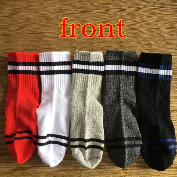 5 pairs / lot Children Socks Spring & Autumn Stripe High Quality Cotton Brand student Kids Socks 4-12 Year Baby Boys Socks