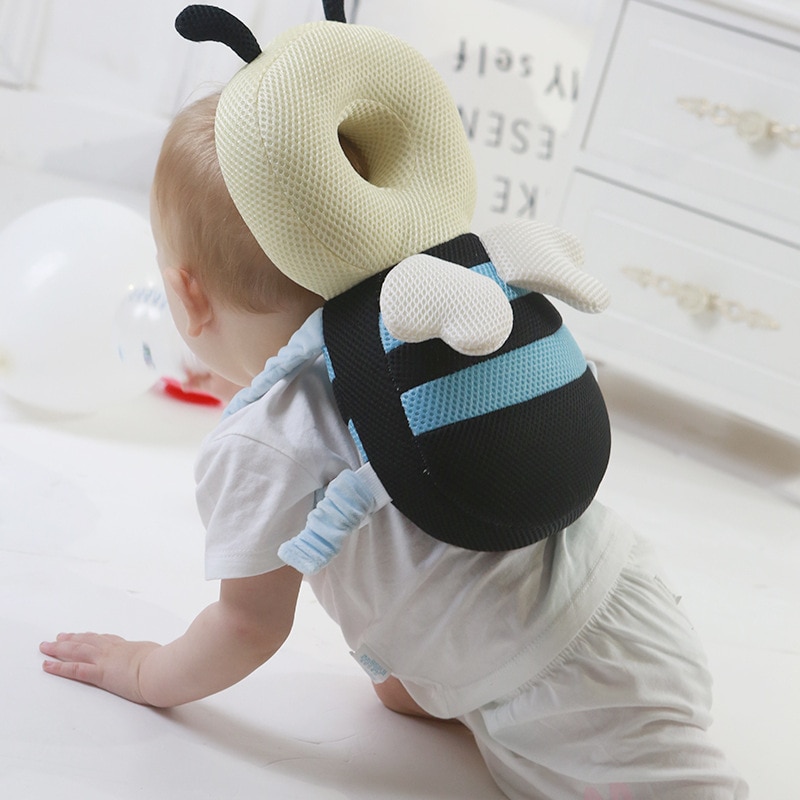Baby Head Protection Pillow Cartoon Infant Anti-fall Pillow Soft PP Cotton Toddler Children Protective Cushion Baby Safe Care